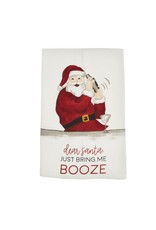 Mud Pie BARTENDER DRINKING XMAS TOWEL