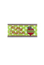 Evergreen Enterprises Patterned Ornament with Holly Sassafras Switch Mat