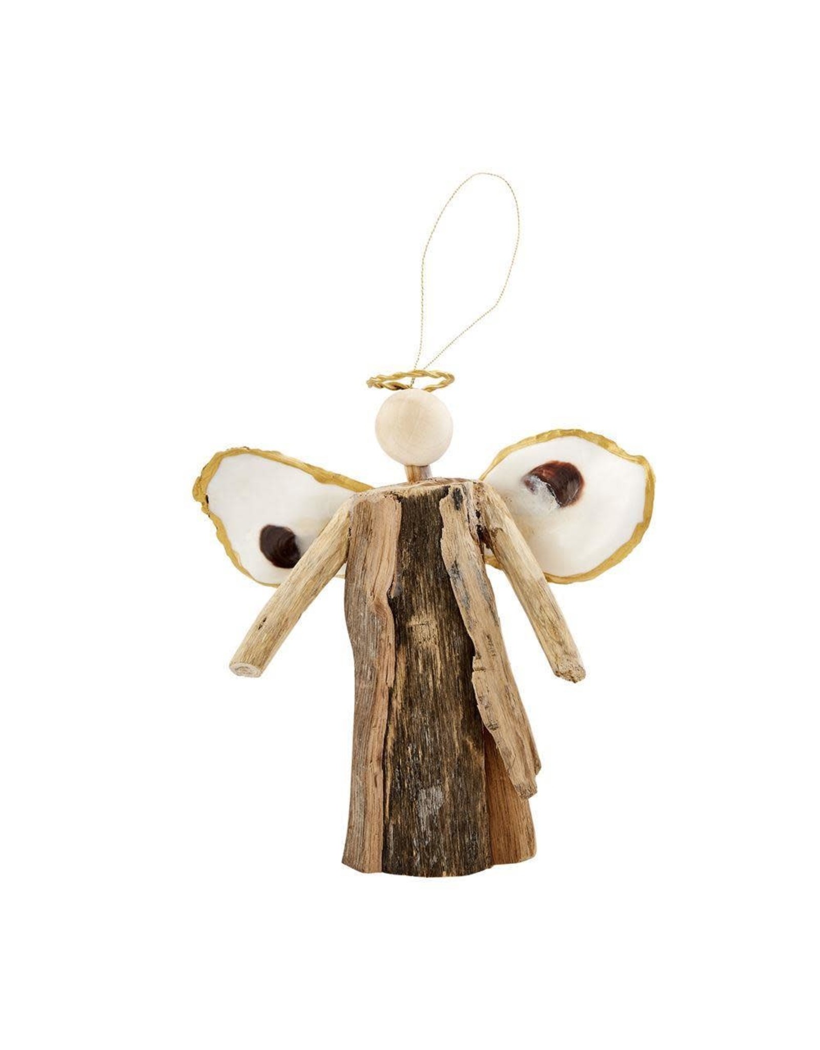 Mud Pie Arms Oyster Angel Ornament