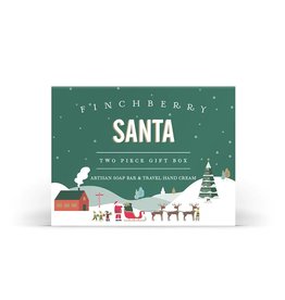 Finchberry Santa - 2 Piece Christmas Holiday Gift Box - Lotion/Soap