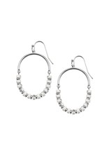 Kinsley Armelle Naomi Collection Silver Pepper Earrings