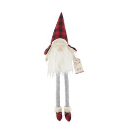 Mud Pie SANTA DANGLE LEG GNOME