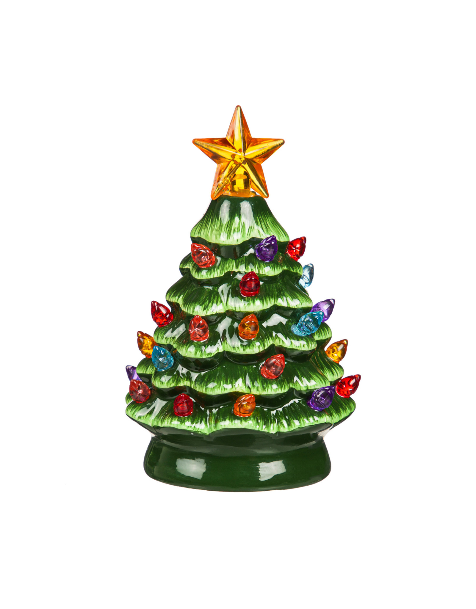 Evergreen Enterprises LED Color Changing Mini Ceramic Tree