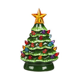 Evergreen Enterprises LED Color Changing Mini Ceramic Tree