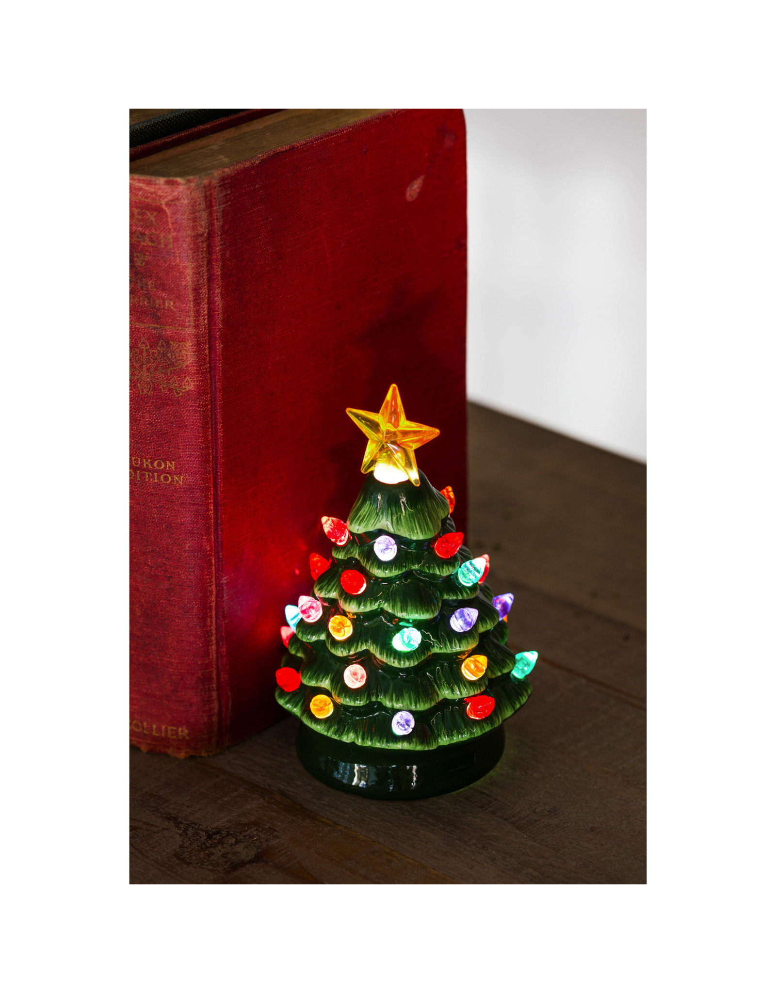 Evergreen Enterprises LED Color Changing Mini Ceramic Tree