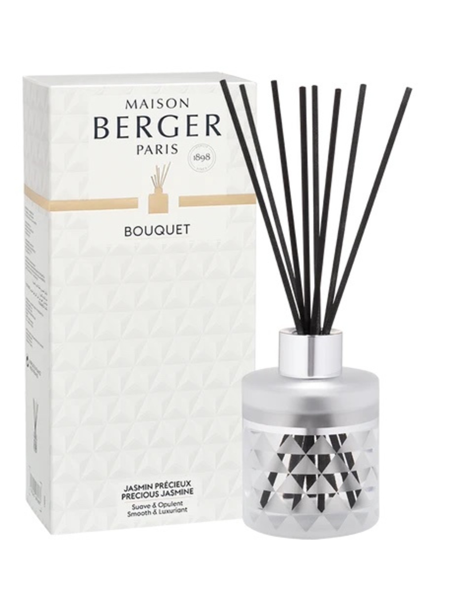 Maison Berger Clarity Frosted Pre-filled Reed Diffuser Precious Jasmine