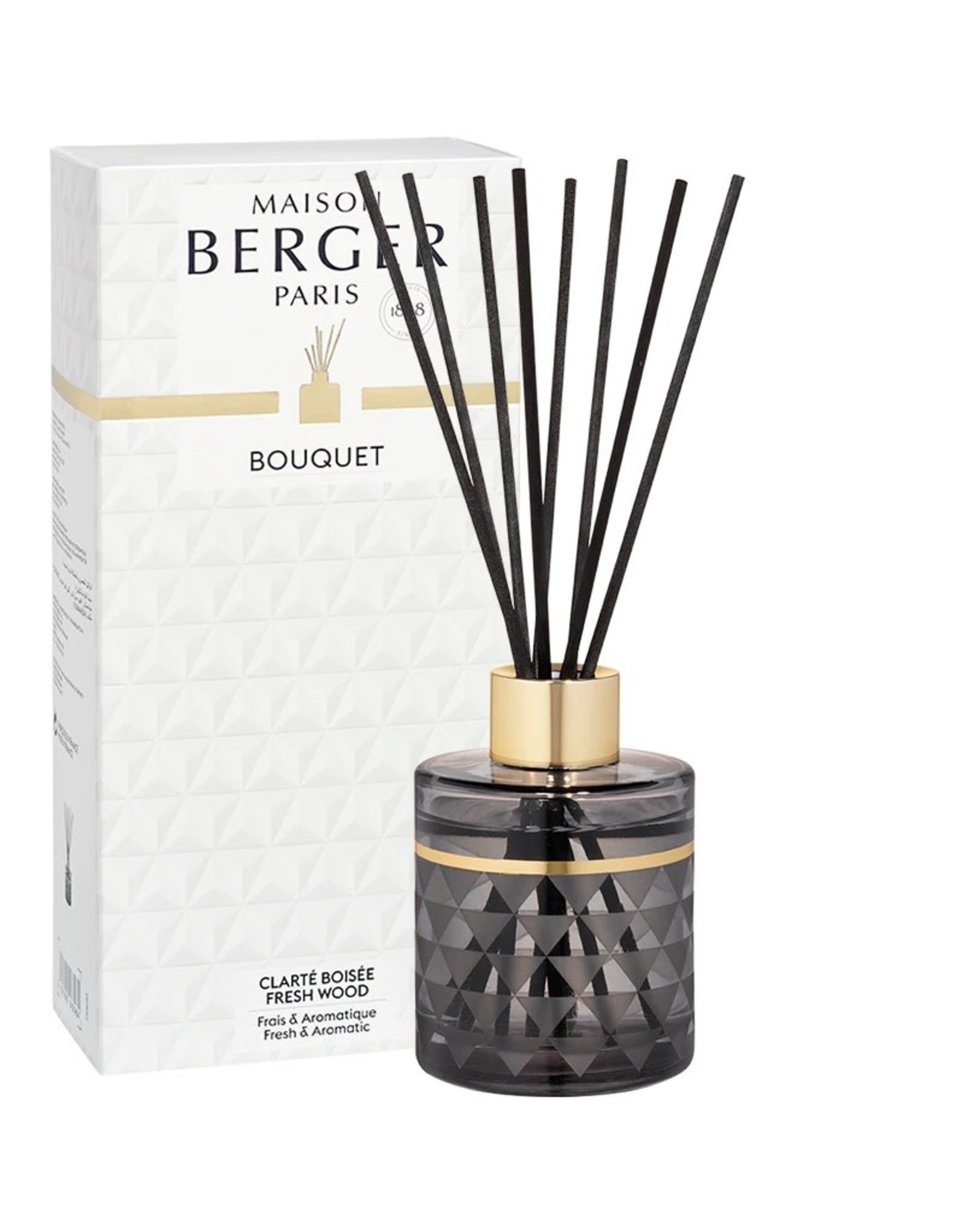 Maison Berger Clarity Grey Pre-filled Reed Diffuser Fresh Wood