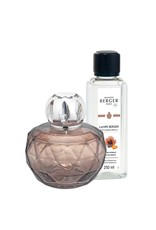 Maison Berger Adagio Vintage Pink Home Fragrance Lamp Gift Set with Velvet of Orient