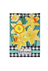 Evergreen Enterprises Daffodil Garden Garden Burlap Flag