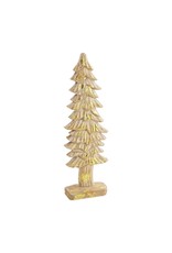 Mud Pie Medium Gold Carved Tree