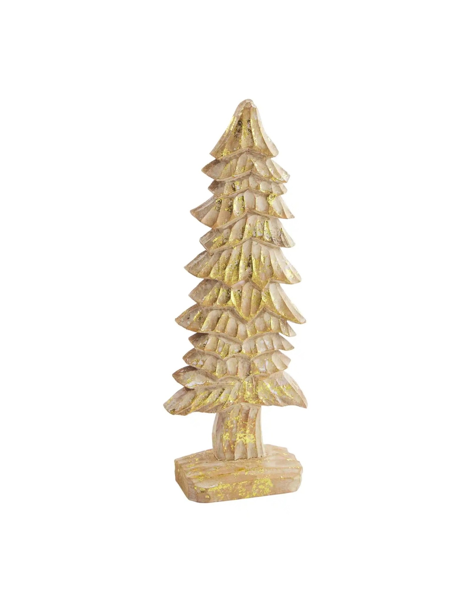 Mud Pie Small Gold Carved Tree