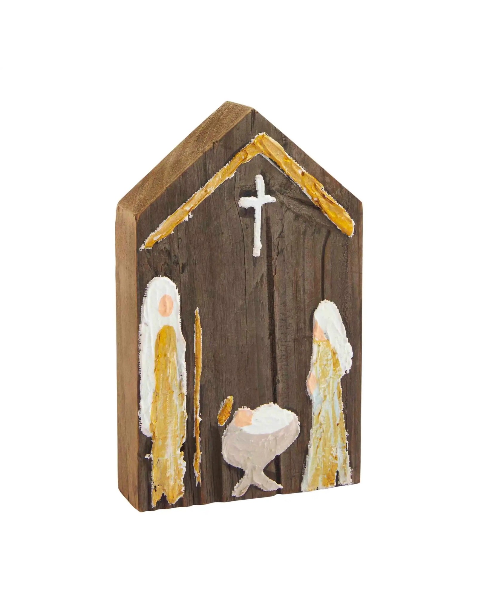 Mudpie Medium Nativity Plaque