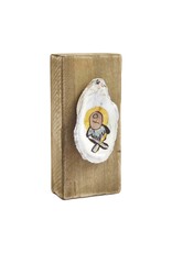 Mudpie Baby Jesus Nativity Oyster Plaque