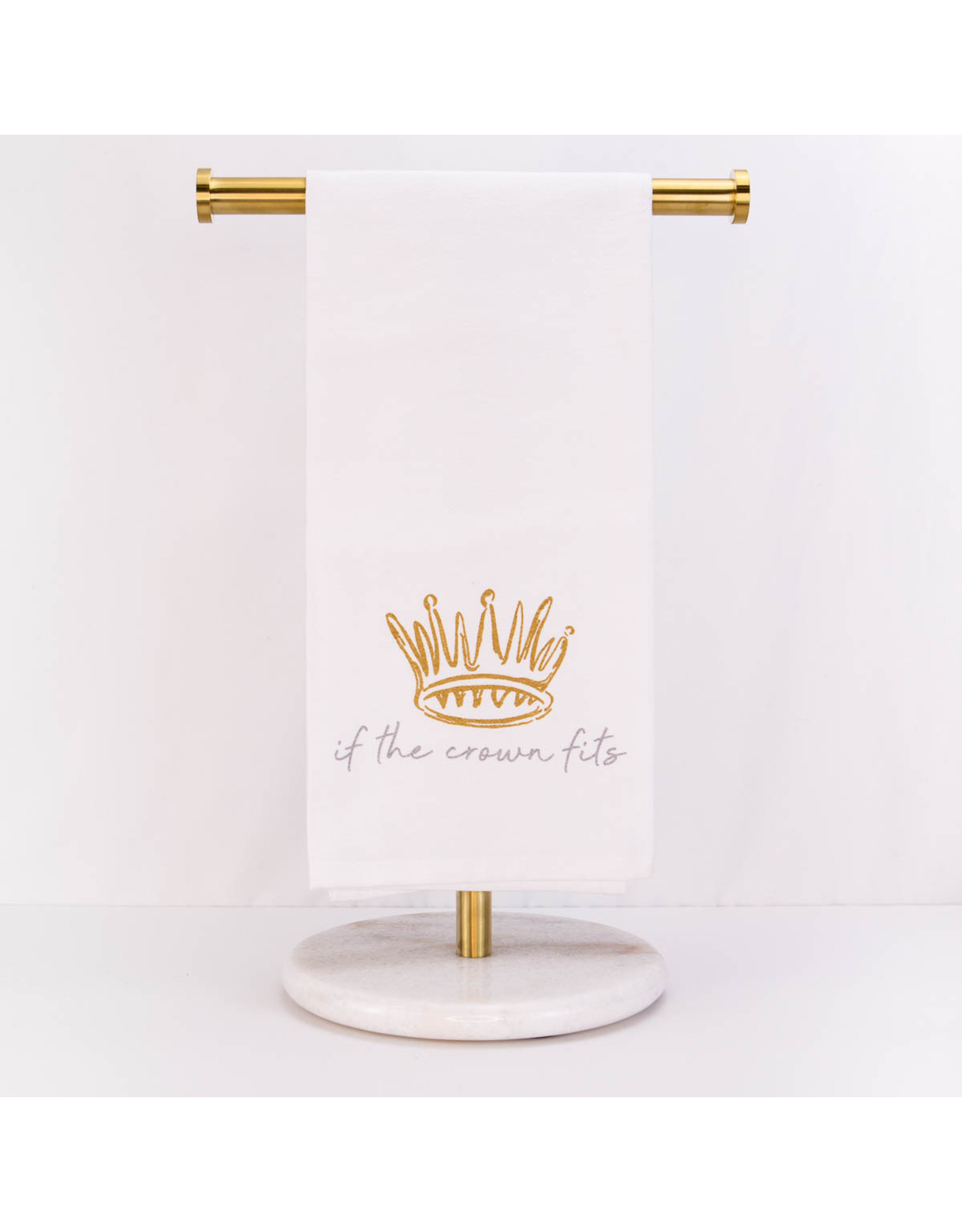 The Royal Standard If The Crown Fits Flour Sack Hand Towel