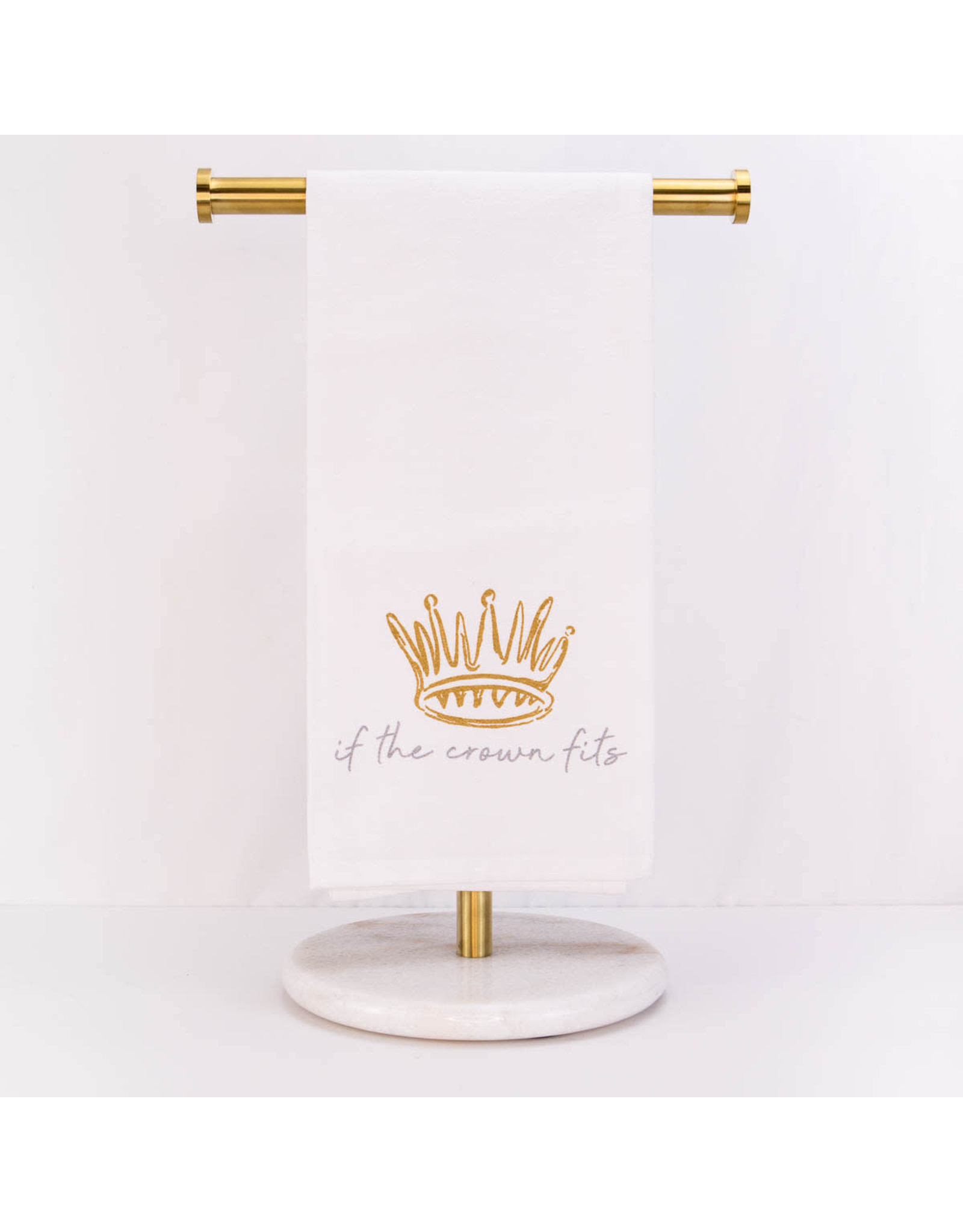 The Royal Standard If The Crown Fits Flour Sack Hand Towel