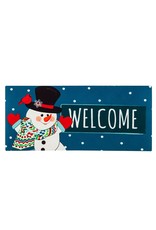 Evergreen Enterprises Snowman Welcome Sassafras Switch Mat