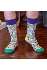 The Royal Standard Men's Gray King Cake Socks