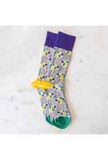 The Royal Standard Men's Gray King Cake Socks