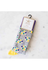 The Royal Standard Men's Gray King Cake Socks