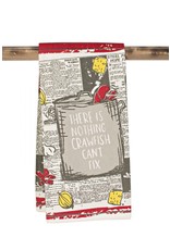The Parish Line Kitchen Towel – There’s Nothing Crawfish Can’t Fix