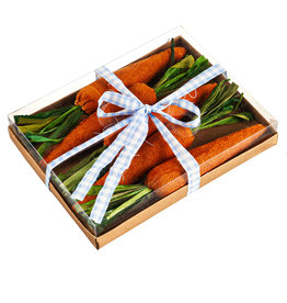 Evergreen Enterprises 11" Carrot Artificial Table Décor in Gift Box, Set of 5