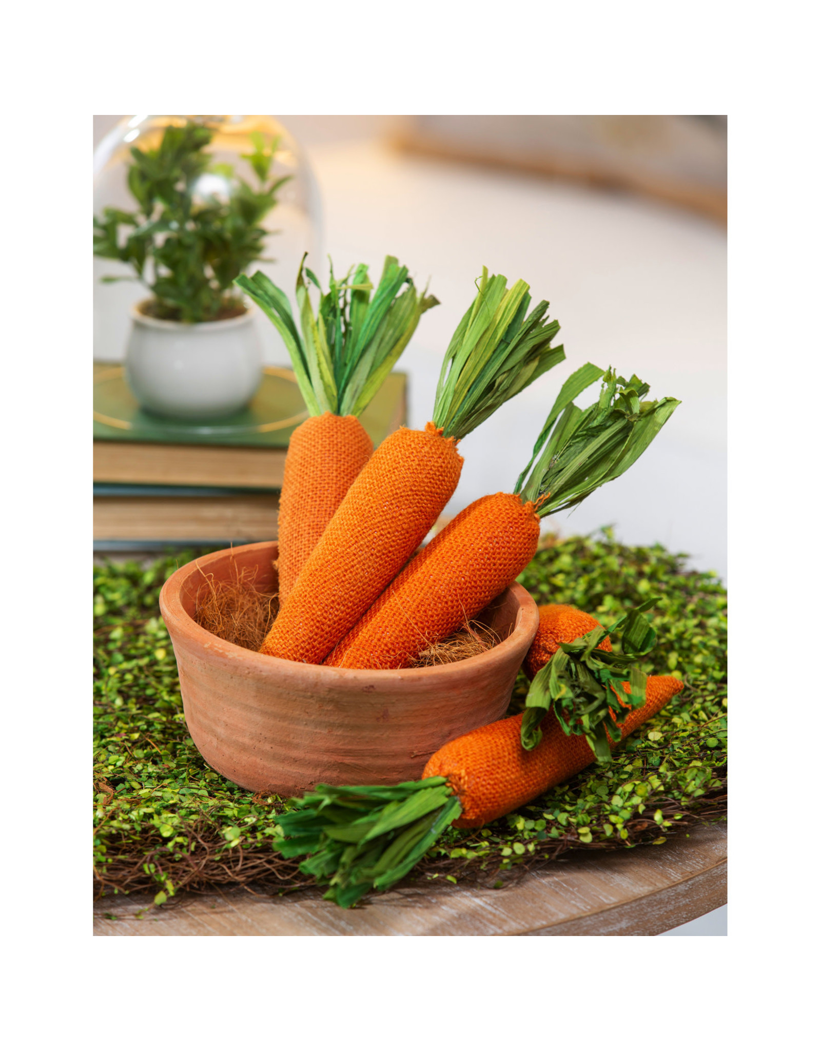 Evergreen Enterprises 11" Carrot Artificial Table Décor in Gift Box, Set of 5