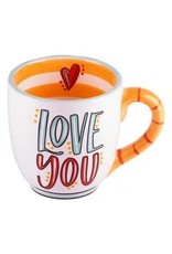 Glory Haus Valentines Love You More Heart Mug