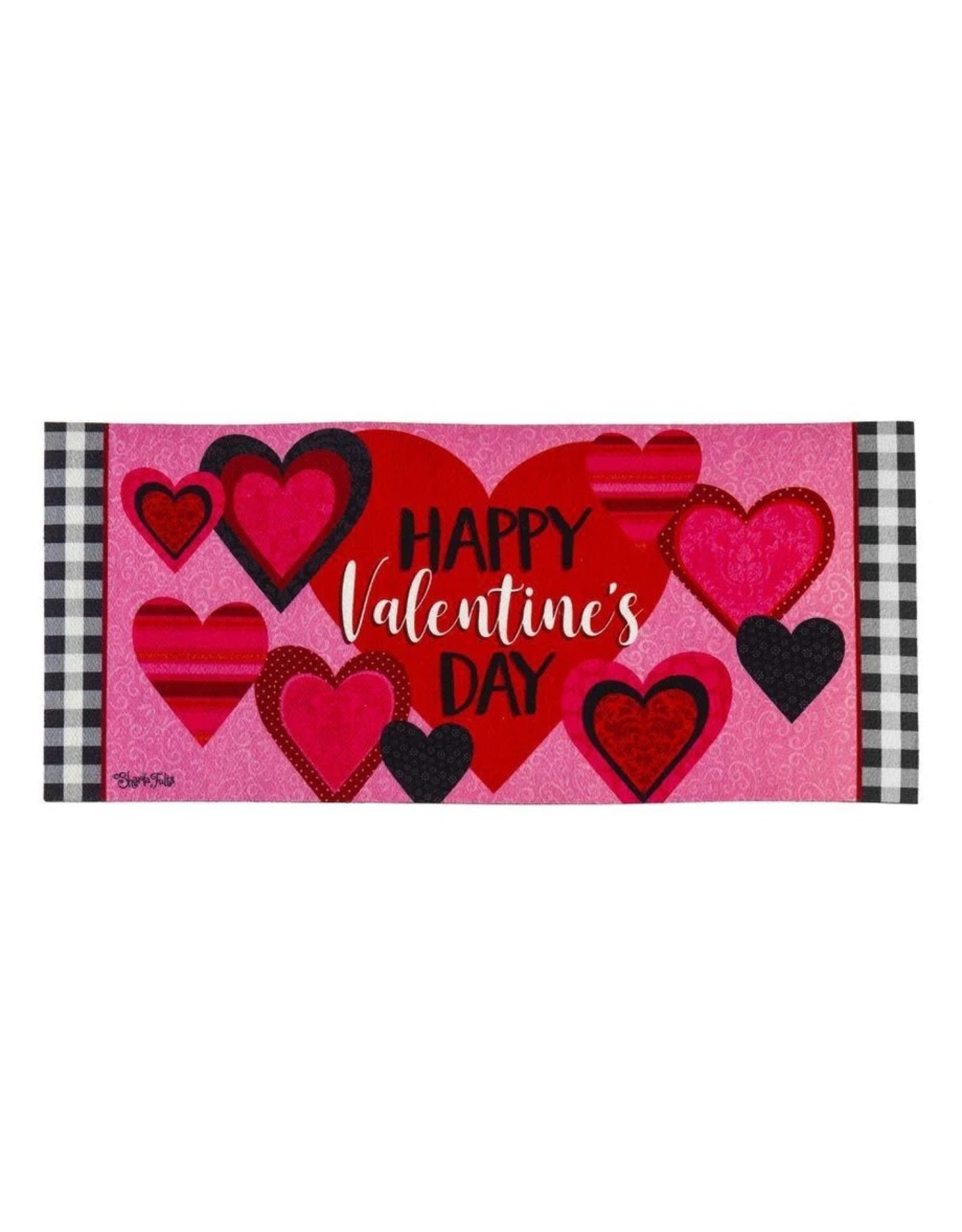 Evergreen Enterprises Patterned Valentine Hearts Sassafras Switch Mat