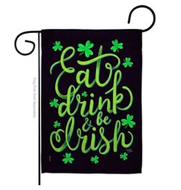 Two Group Flag Co. Eat Drink Irish Springtime St Patrick Decor Flag