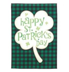 Magnolia Garden Flag Company Happy St Patricks Shamrock Garden Flag 13x18