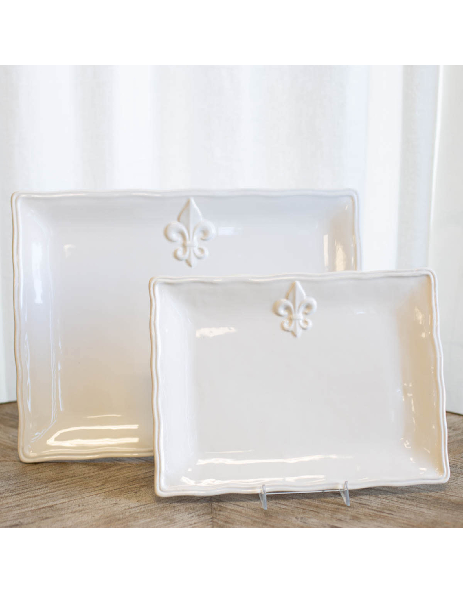 The Royal Standard Fleur de Lis Platter (15.5x11.5)