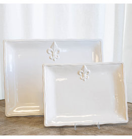 The Royal Standard Fleur de Lis Platter (15.5x11.5)