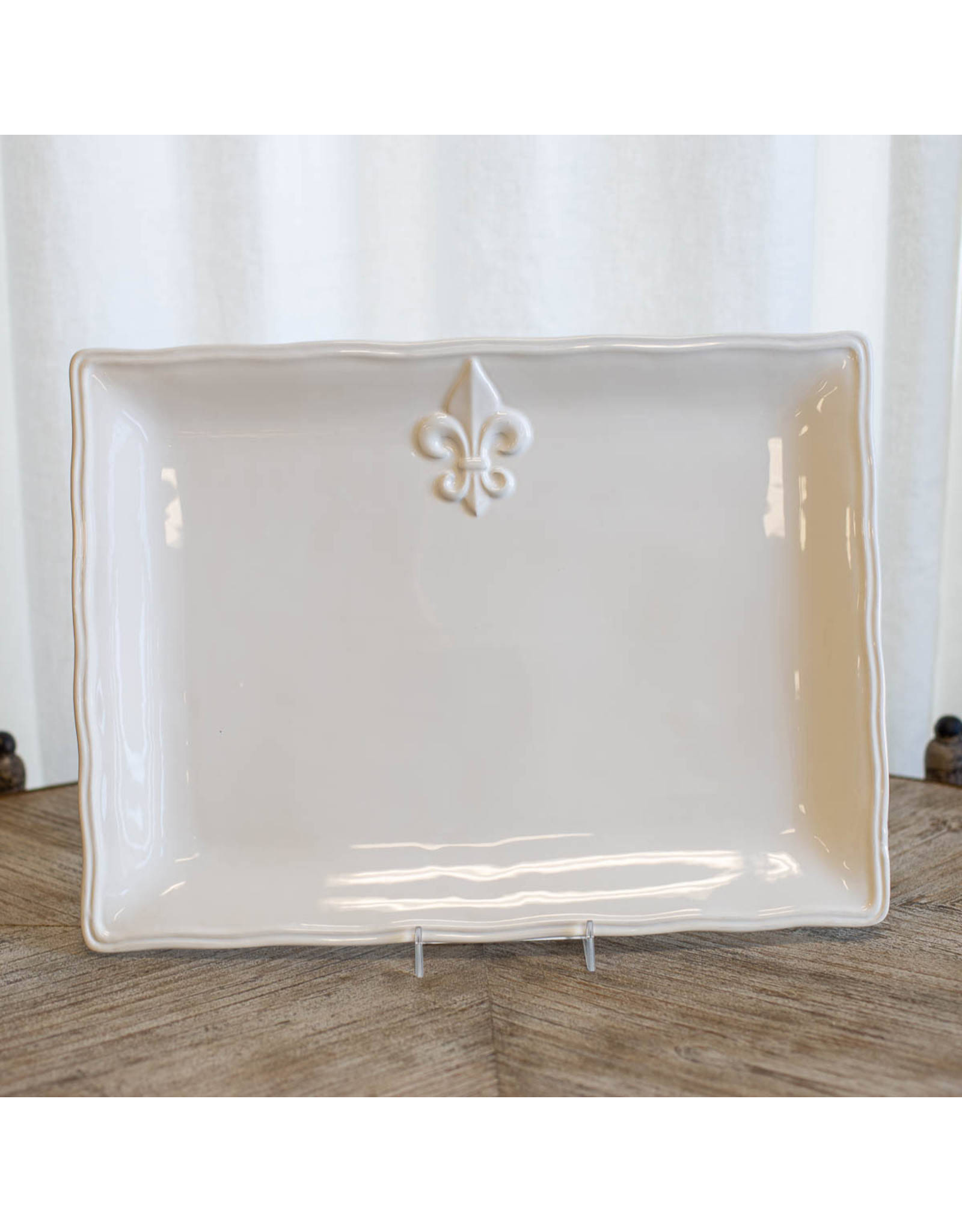 The Royal Standard Fleur de Lis Platter (15.5x11.5)