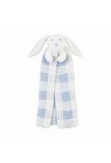 Mudpie Blue Bunny Lovey Blanket