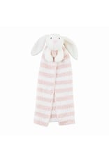 Mud Pie Pink Bunny Lovey Blanket