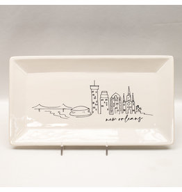 The Royal Standard New Orleans Skyline Rectangle Platter