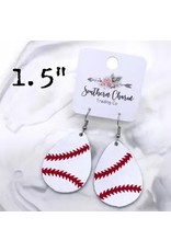 Doohickies/So. Charm Trade Baseball Teardrops 1.5"