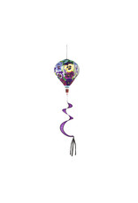 Evergreen Enterprises Pansy Garden Burlap Balloon Spinner