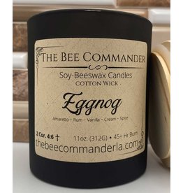 The Bee Commander Eggnog - Bee/Soy Candle 11oz