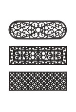 Evergreen Enterprises Ornate Rubber Stair Tread Mat - Oval