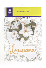 The Parish Line Painted Louisiana Magnolia - Garden Flag