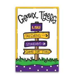 Louisiana State LSU Tigers Geaux Tigers Large Outdoor Banner Flag