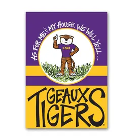 Magnolia Lane LSU Tigers House Flag