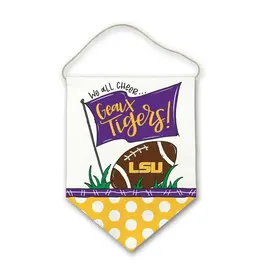 Magnolia Lane LSU We All CHeer Door Hanger