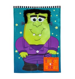 Evergreen Enterprises Franken-Monster Friend Garden Applique Flag