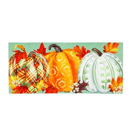 Evergreen Enterprises Painted Fall Pumpkins Sassafras Switch Mat