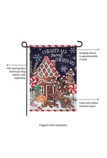 Evergreen Enterprises Sweet Christmas Garden Suede Flag