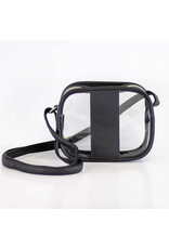 The Royal Standard Emma Clear Crossbody in Black