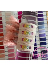AshleighDesignCo/Faire Teach Bracelet - Canvas tassel