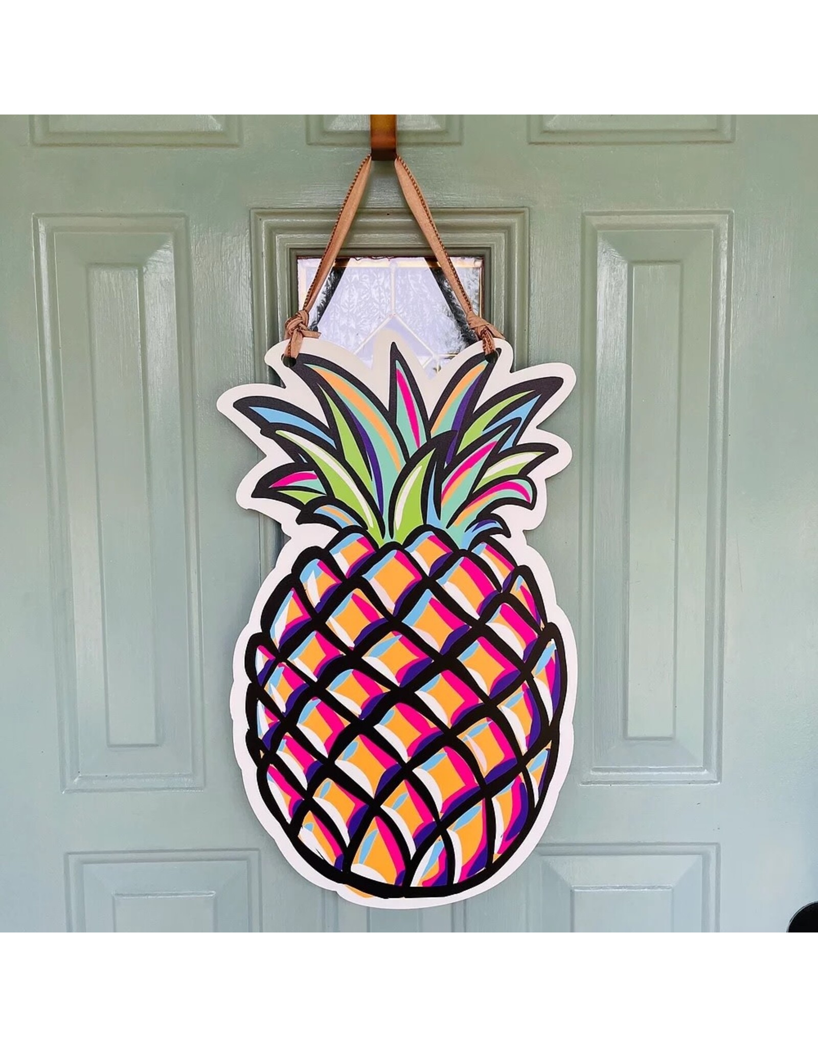 Art By Allie Pineapple Door Hanger